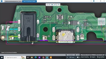 Tecno Spark 5 Air Sub Board Diagram