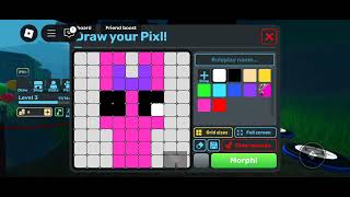Pinki sprunki human making pixel