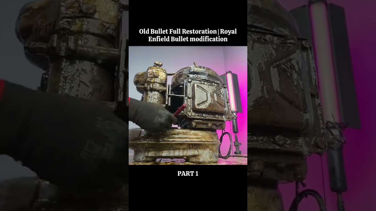 Part 1: Old Bullet Full Restoration | Royal Enfield Bullet modification