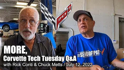 ANSWERING YOUR CORVETTE TECH QUESTIONS with RICK & CHUCK