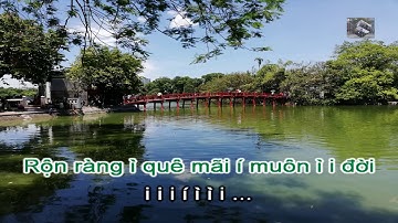 Karaoke Hát Chèo _ Quê hương Ngân Tiếng Trống Chèo _ SL: Đăng Khánh , An Hải Minh ( Điệu du xuân )