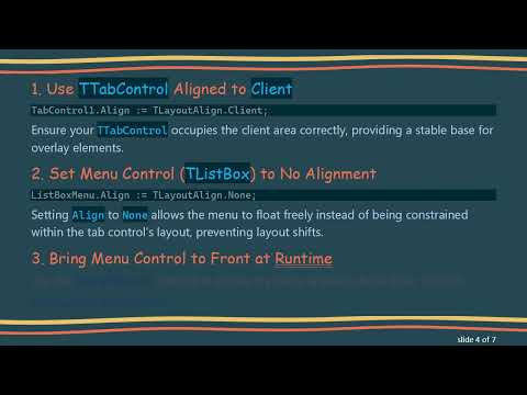 Creating a FlyOut Menu in Delphi Firemonkey for Android