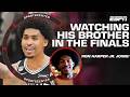 Ron Harper Jr. says watching his brother, Dylan, play in the Finals was a 'special moment' ❤️ | SC