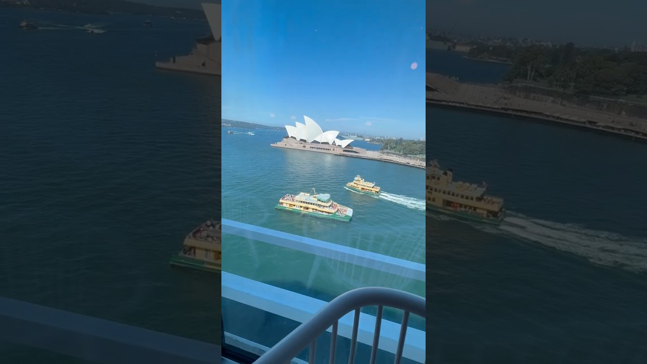 Sydney Opera House View from Oceanview Cafe - Celebrity Edge Cruise 🚢 Series 2026 - Day 1