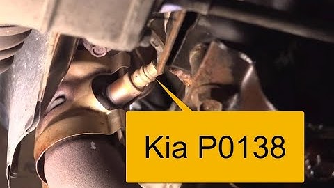How to Fix Kia P0138 Code O2 Sensor Circuit High Voltage (Bank 1 Sensor 2)