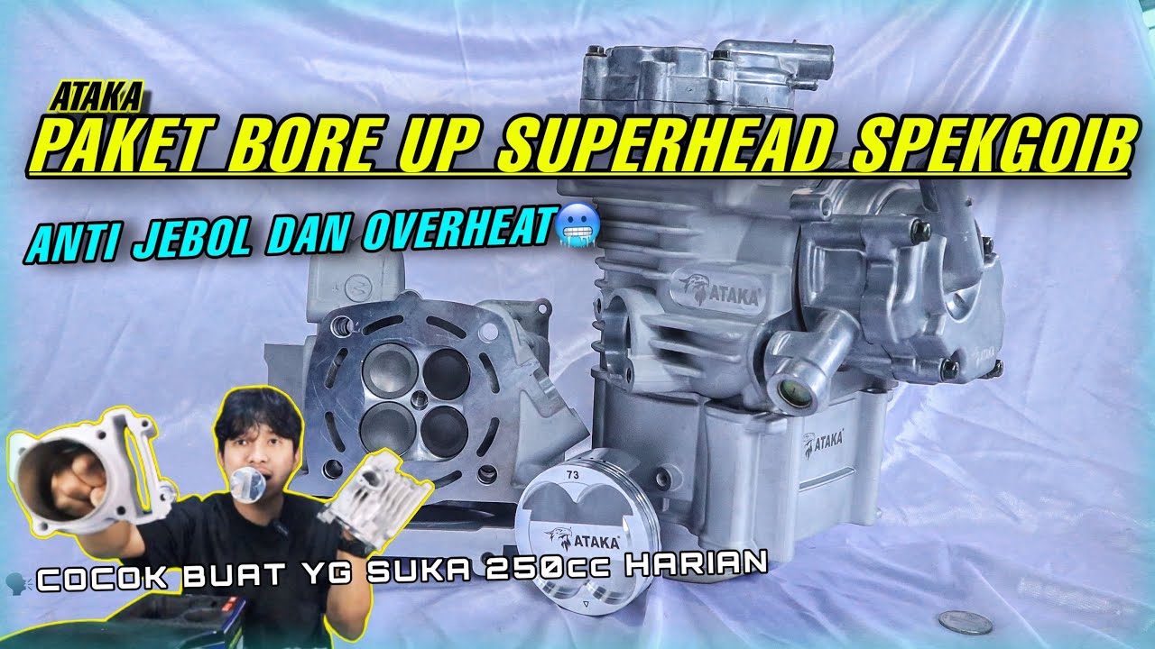 PAKET SUPERHEAD SPEKGOIB ANTI JEBOL DAN OVERHEAT‼️BORE UP DANA TERJANGKAU‼️