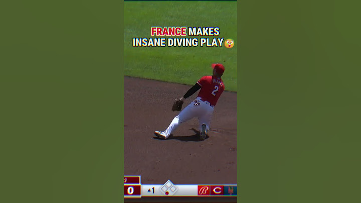 France Makes Amazing Play! #mlb #shorts