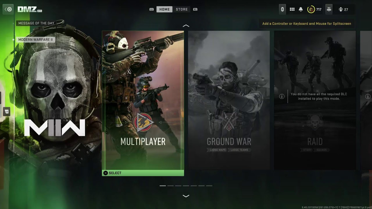 Call of duty MW2 DmZ/Multiplayer.Just chillin