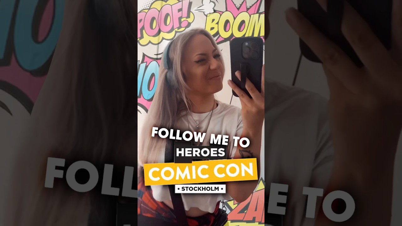 Come with me to ComicCon Stockholm 2025 👾 | 