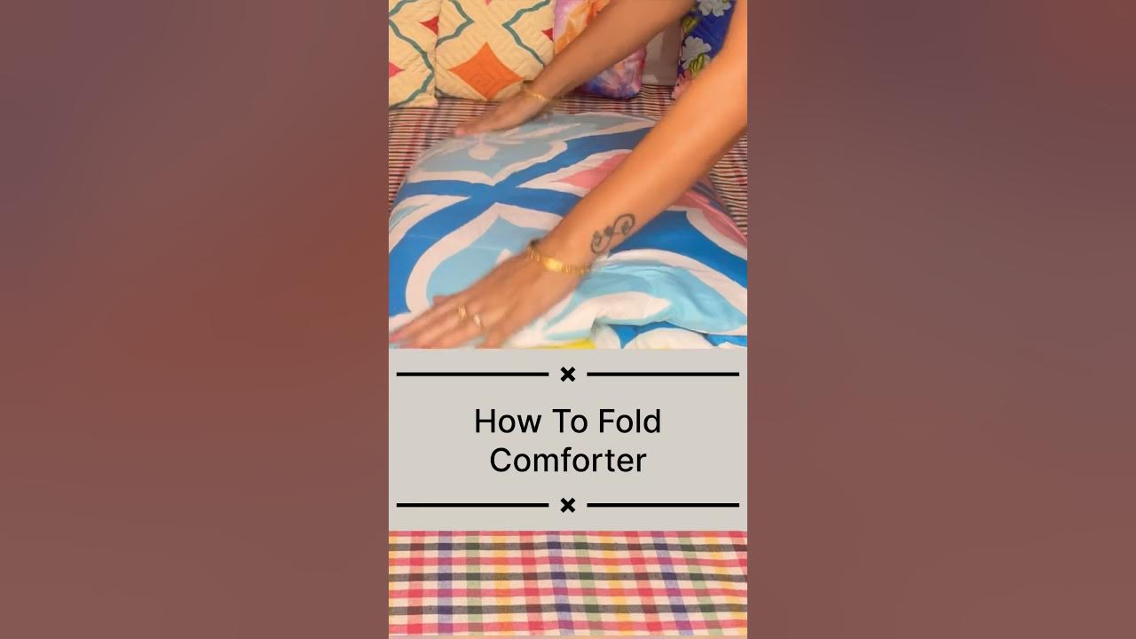 How to fold Comforter youtubeshorts shortsviral homehacks 