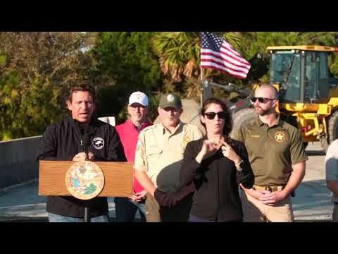 Governor DeSantis Provides Latest Update on Hurricane Isaias Response Efforts in Walton County