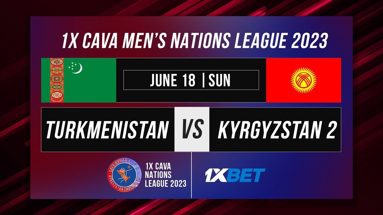 Туркменистан - Кыргызстан-2 / Лига нации CAVA / Волейбол