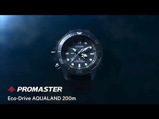 プロマスター エコ・ドライブ アクアランド 200m BN2036-14E - YouTube