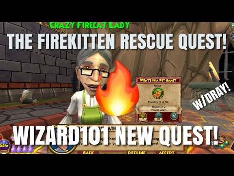 Video Firekitten Search w/Dray! Wizard101 Firecat Alley... - youtube