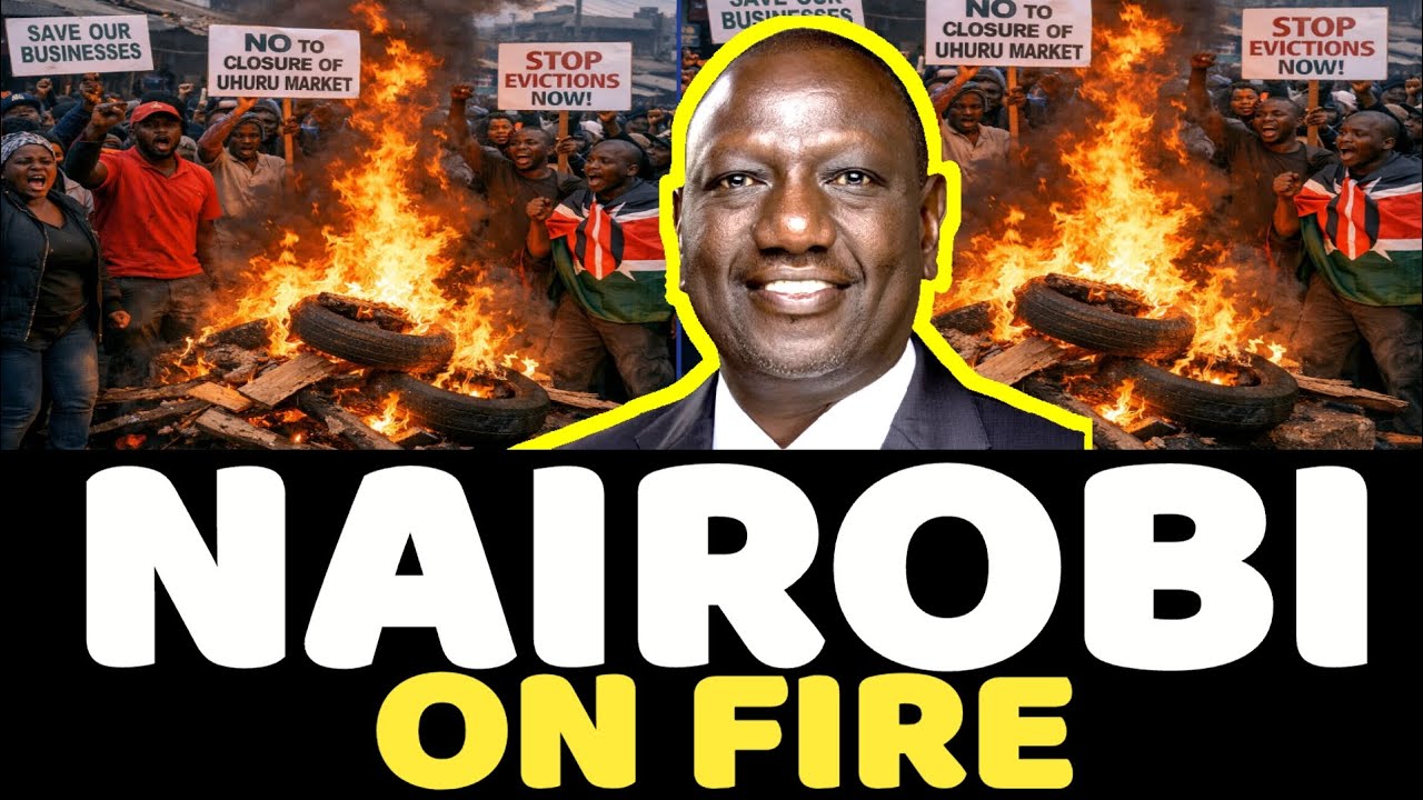 UHURU MARKET Erupt Abruptly Massive Protest Against Ruto's Demolition - Finished!
