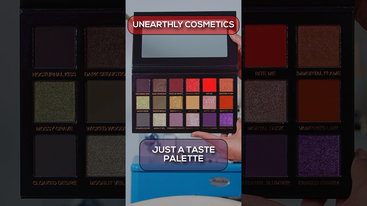 UNEARTHLY COSMETICS - Just A Taste 🧛🏻‍♂️ Eyeshadow Palette - Look 2