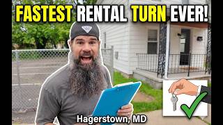 Tenant Check in Day - Fastest Rental Turn Ever! Hagerstown MD Property Management
