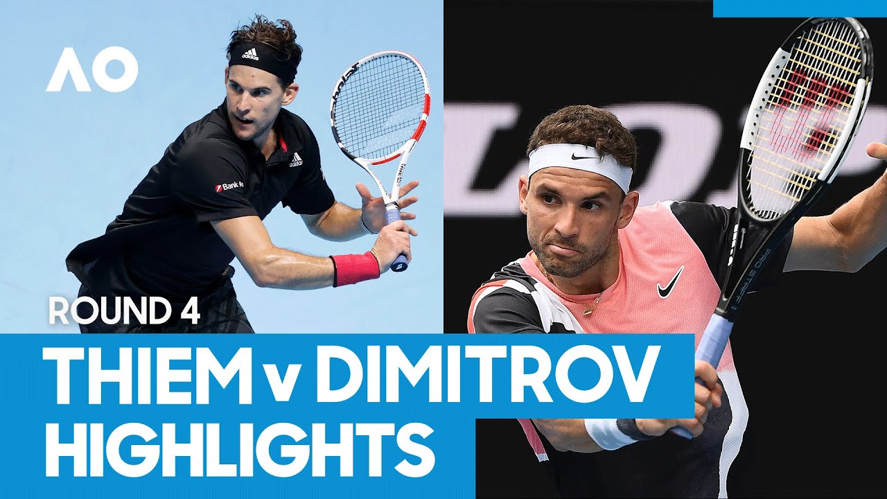 Dominic Thiem vs Grigor Dimitrov Match Highlights (4R) Australian Open 2021