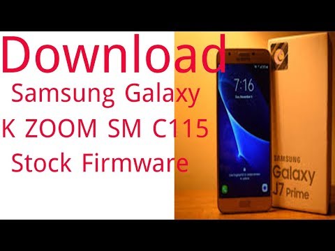 Download Samsung Galaxy K ZOOM SM C115 Stock Firmware