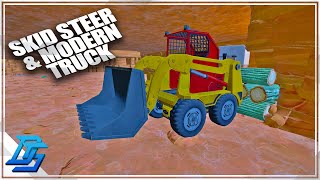 SKID STEER AND MODERN TRUCK BUILT, MINING UPGRADED TO MAX! - ECO Gameplay  - Part 14(2021) screenshot 3