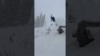 This 10 year old loves to flip! #ski #skiing #flip