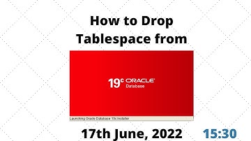 How to Drop Tablespace | DB 19c