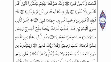 القران الكريم سورة الفرقان - احمد العجمي Al-Furqan 2/2