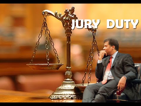 Neil deGrasse Tyson serving Jury Duty