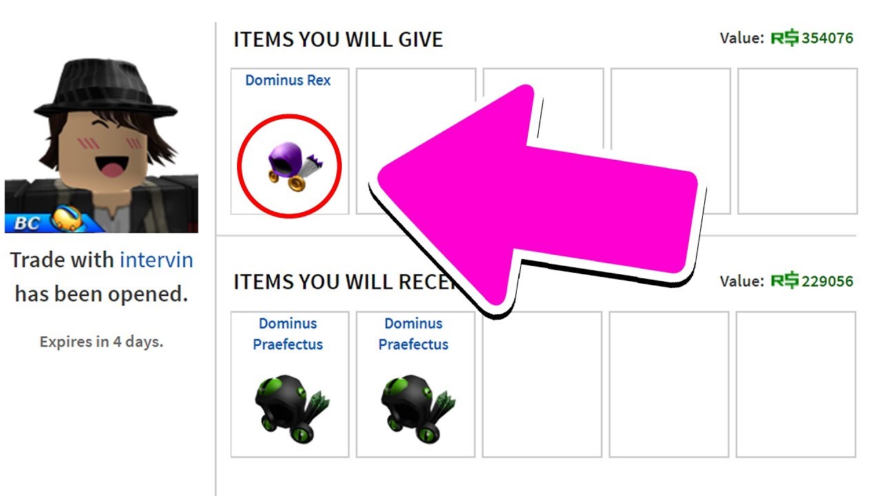 I Traded My Dominus Away Roblox - how to make a dominus under 55 robux