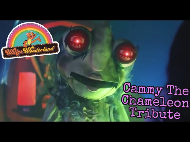 Tito the turtle and Cammy chameleon figure showcase Willys Wonderland 
