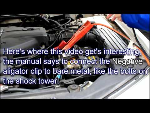 How to Safely Jump Start a Car (owners manual instructions)