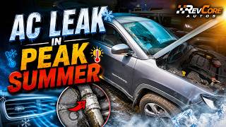 Jeep Compass AC Stopped Cooling… The Real Problem Was Hidden Inside!