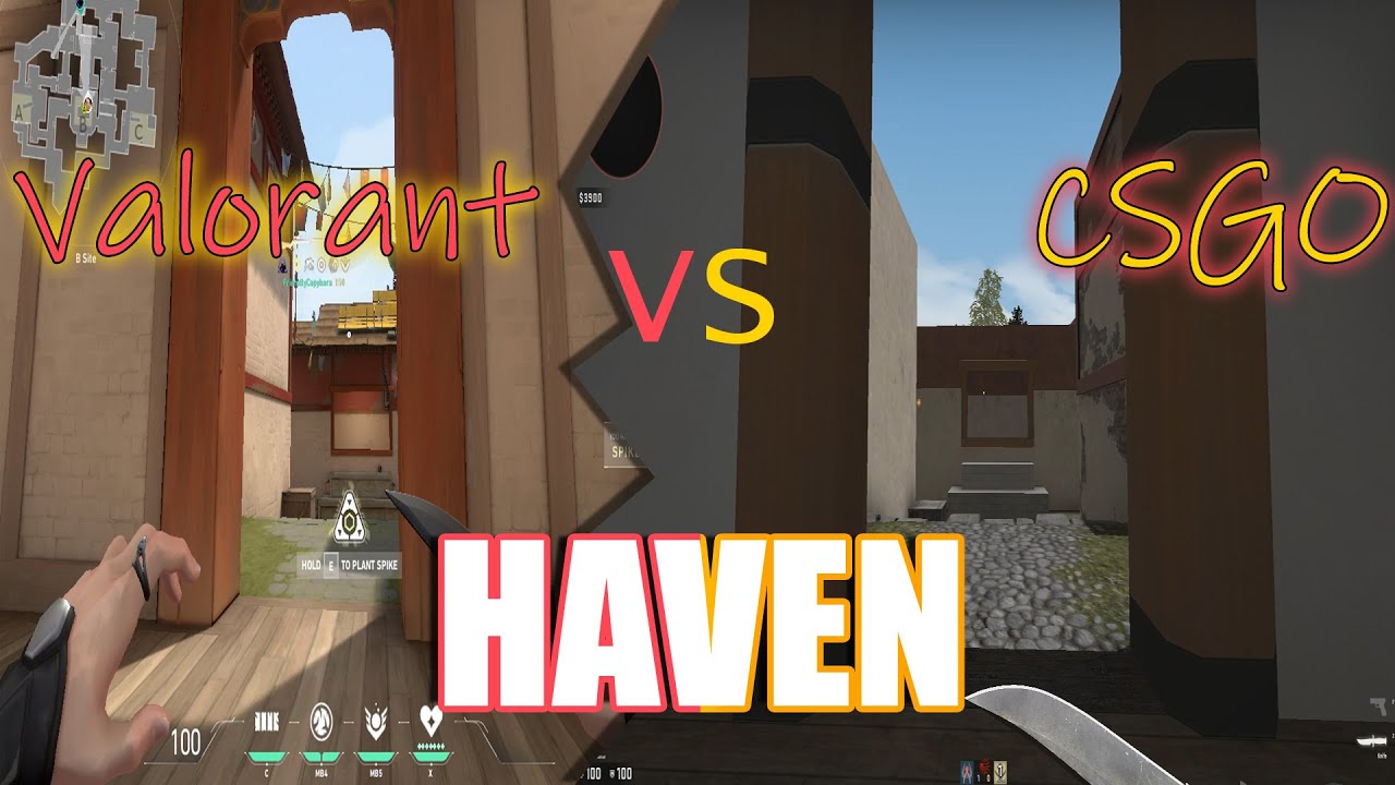 CSGO Haven map from valorant looks amazing - YouTube