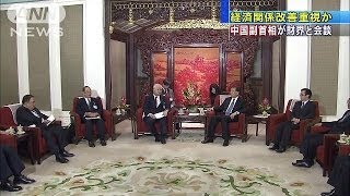 財界訪中団が副首相と会談　習主席や李首相応じず（13/11/20）