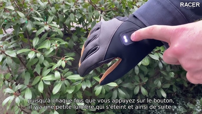 Guide utilisation des gants chauffants E-Glove 4 Racer 