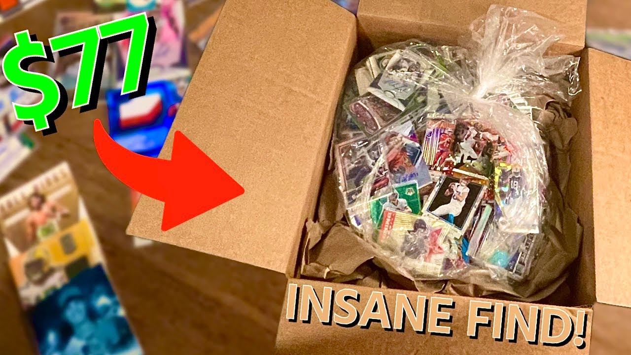 $77 BOX OF SPORTS CARDS FROM GOODWILL…SO MUCH VALUE!