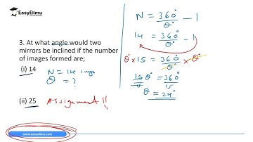Image Formation in Mirrors at an Angle - (Physics- Rectilinear Propagation of Light Lesson 13 of 16)