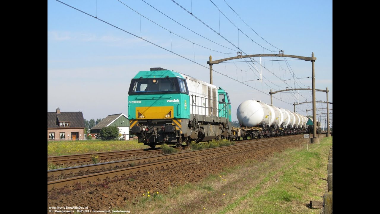 RRF Rail Feeding 1106 with Rail Polska tanker train @ Roosendaal (NL) 30-09-2013