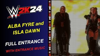 Wwe 2K24 Alba Fyre And Isla Dawn Wwe 2K24 Entrance Theme Wwe 2K24 All Entrance