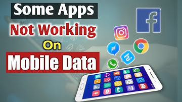 Some Apps Not Working On Mobile Data || Apps No Internet Connection || Mobile Data Not Working ||