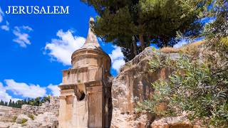 Ancient Jewish History.The Tombs of Zechariah and Absalom in the Kidron Valley.Jerusalem,Israel 2026