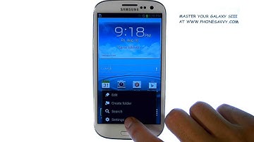 Samsung Galaxy SIII - How to I Enable Smart Stay
