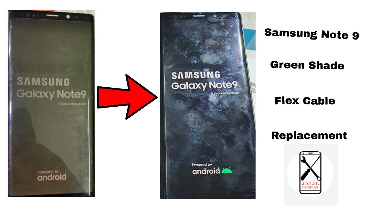 Lines/Green Screen On Samsung Note 9 Flex Cable Replacement Jalil