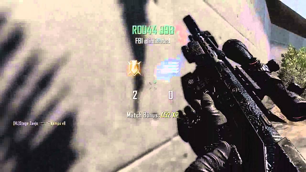 Call of Duty Crazy Final 720 No Scope Killcam