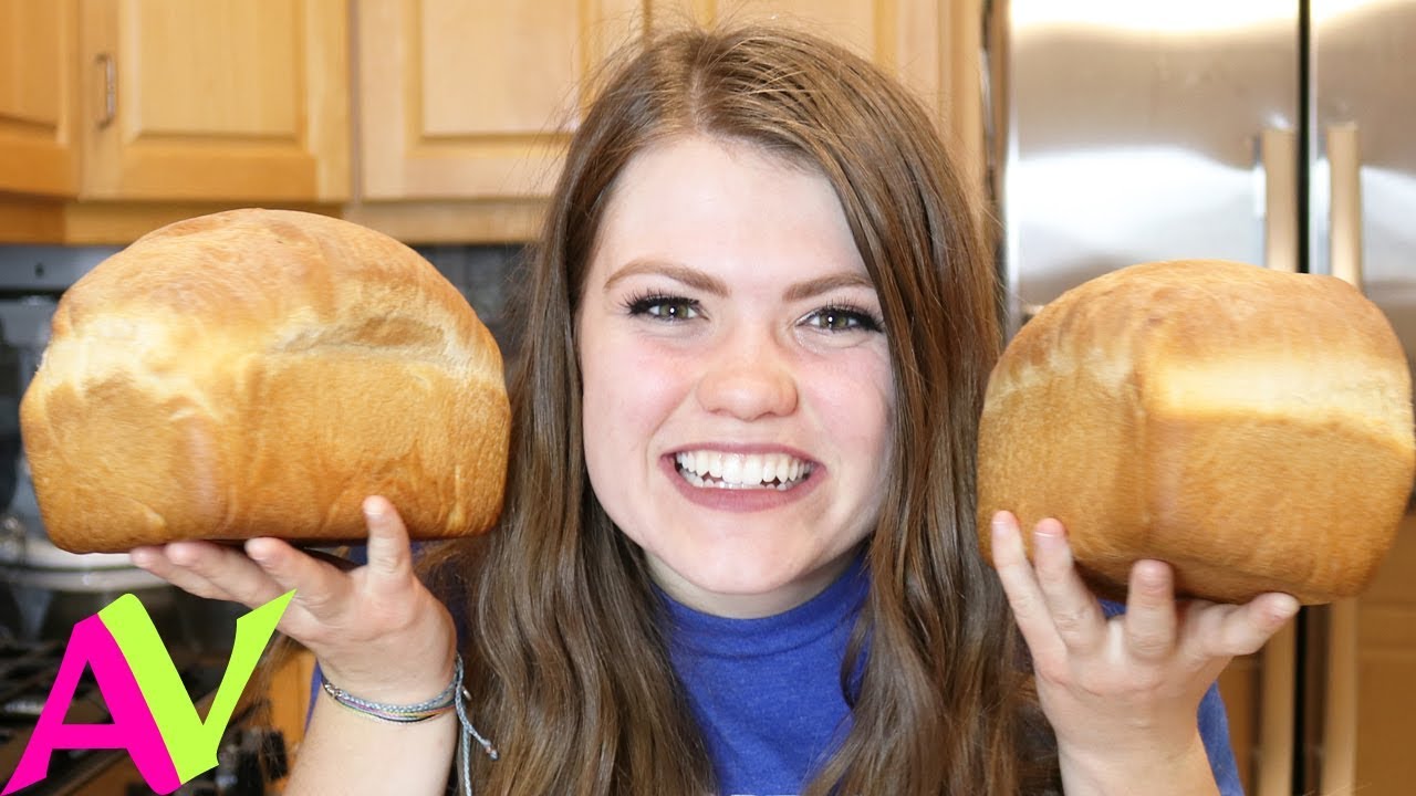 Audrey Tries BAKING BREAD For The First Time / Aud Vlogs - YouTube