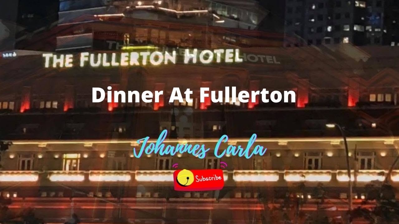 Dinner at Fullerton with former colleagues