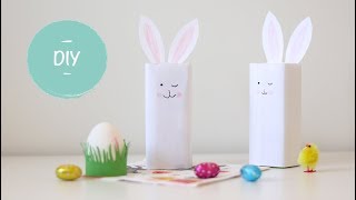 Easter breakfast of brunch idea: how to a drink box into a Easter bunny - YouTube