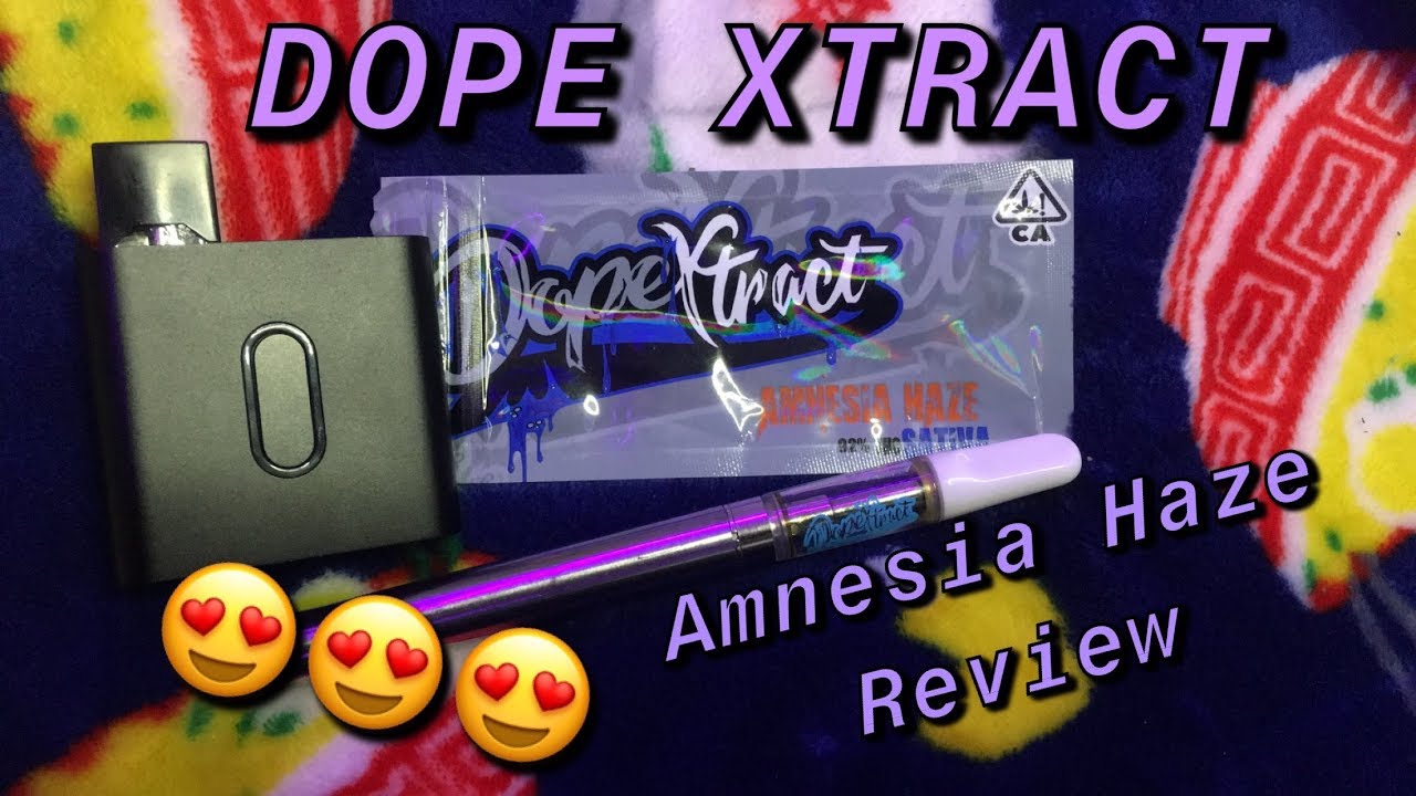 Dope Xtract Amnesia Haze Cart and Pod Review YouTube