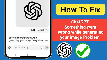 Fix ChatGPT Something went wrong while generating your image Sorry about that Problem 2025