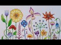 Derwent Inktense pour débutants #2 - WORLD OF FLOWERS - Johanna Basford